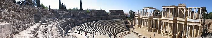 Merida - Roman Theatre Panoramic (Oct 2006)